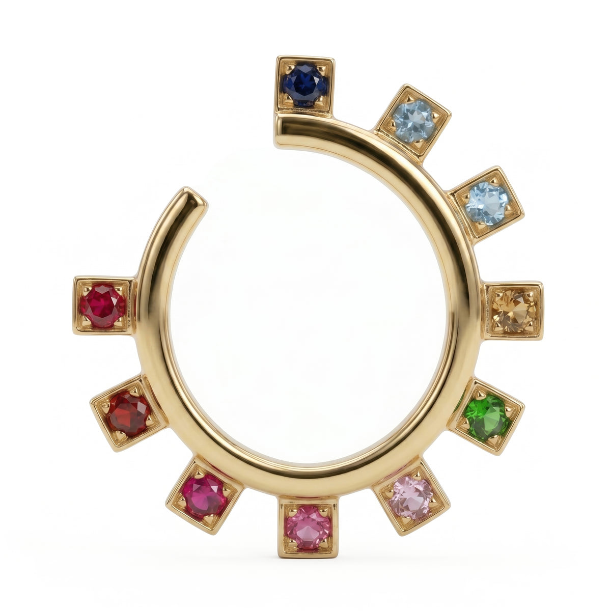 Buzzle Éclat Round Diamond Earrings