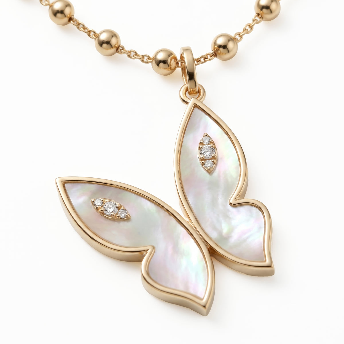 Farfalla Mother of the Pearl Necklace
