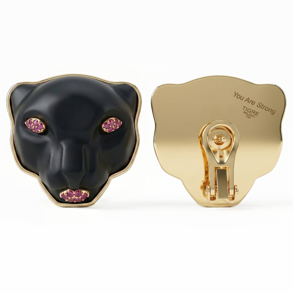 Tigre Signature Head Earrings