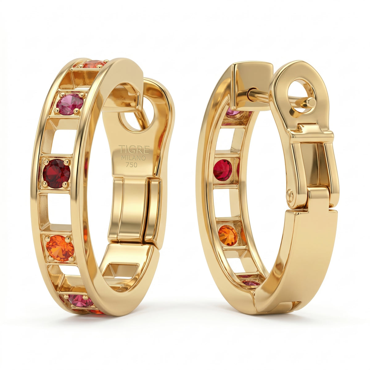 Buzzle Oval Gemstone Earrings
