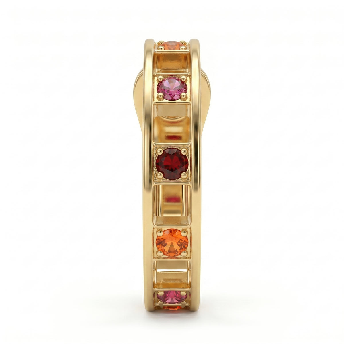 Buzzle Oval Gemstone Earrings