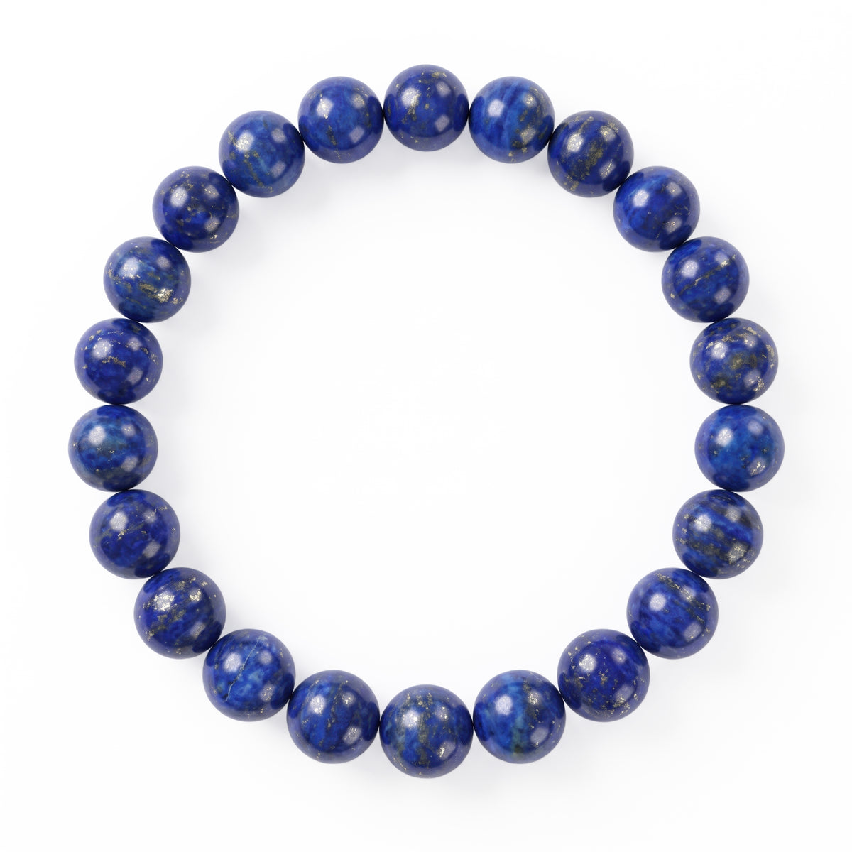 Lapis Velours Matte Bead Bracelet