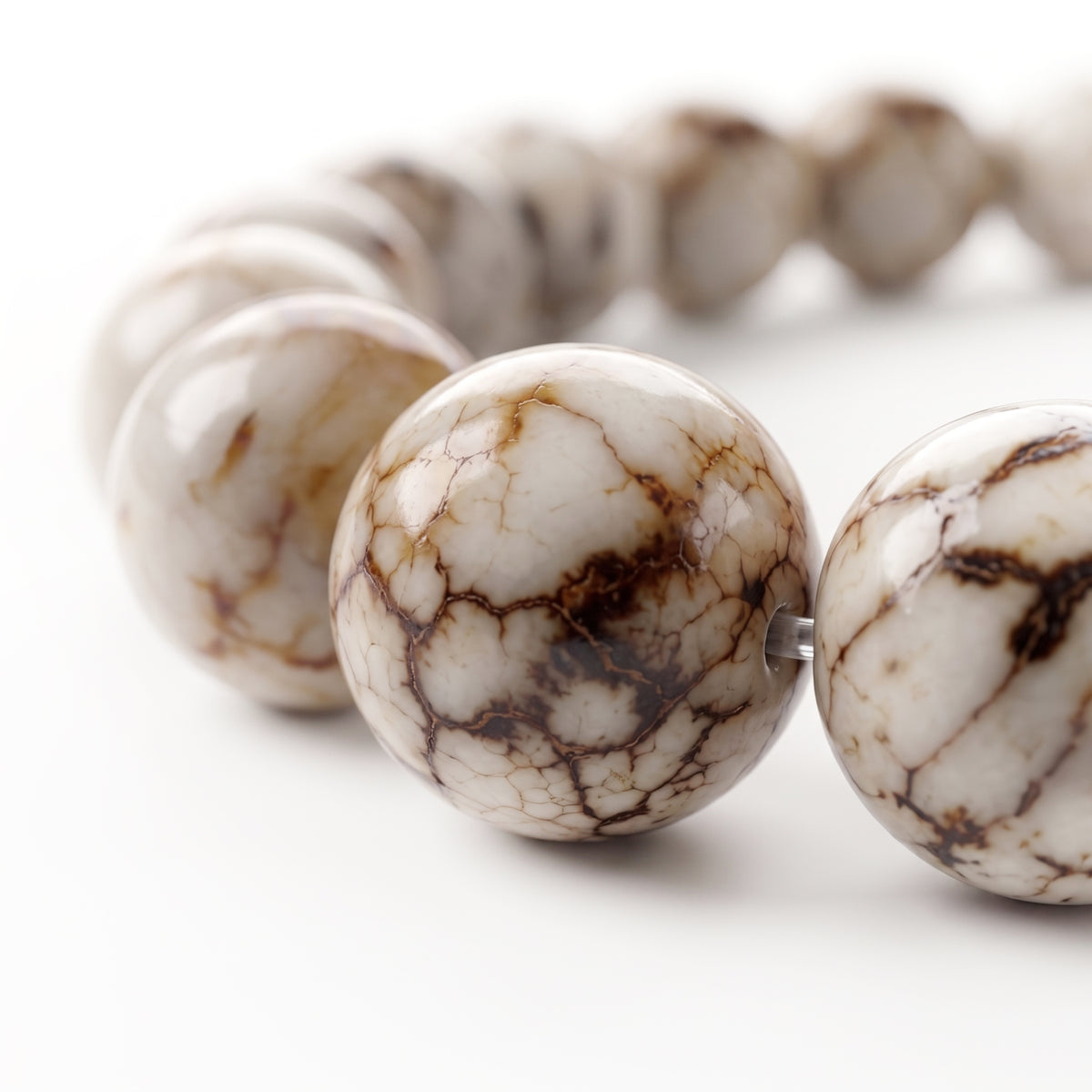 Pure White Howlite Bracelet
