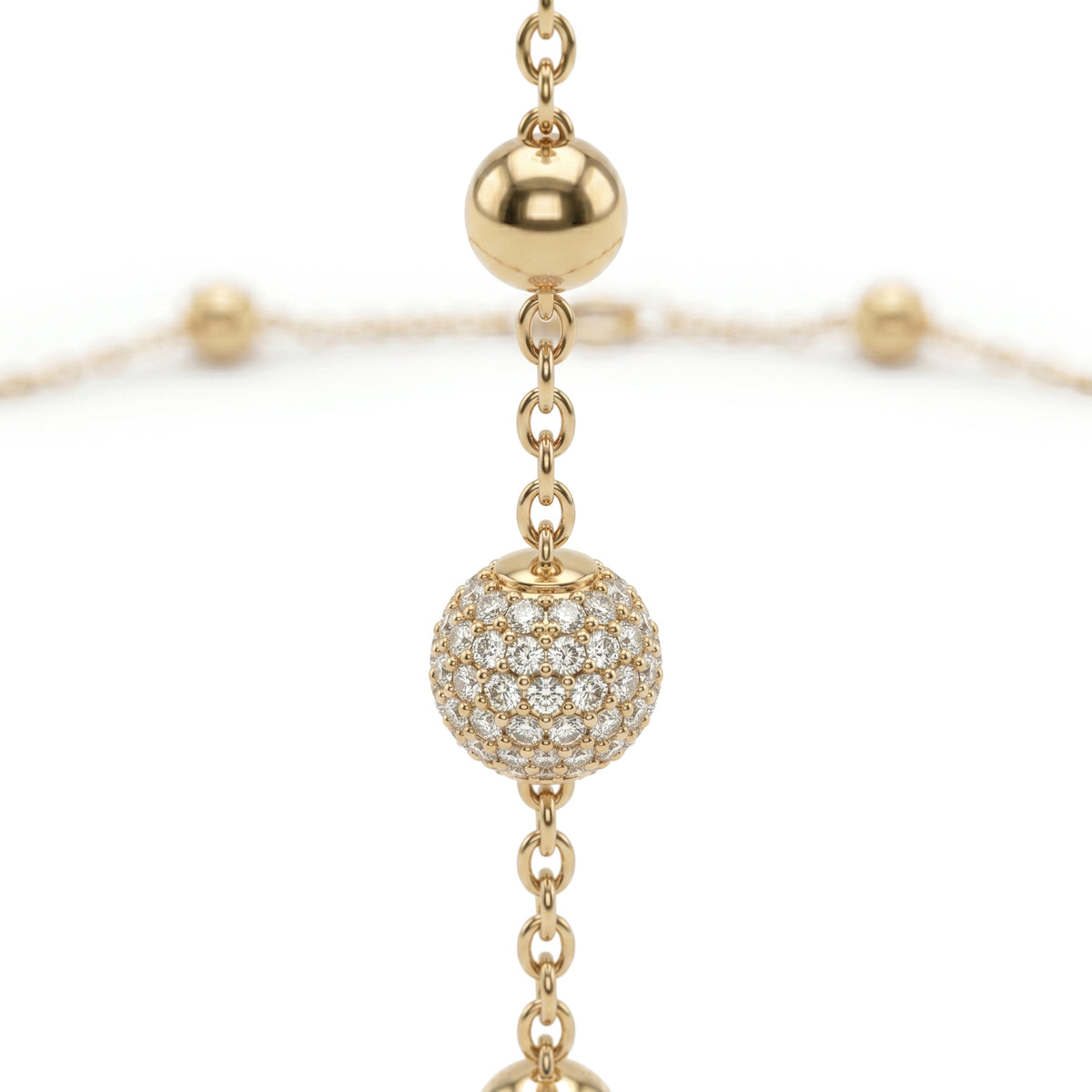 Boule Diamond Chain Hand Cuff