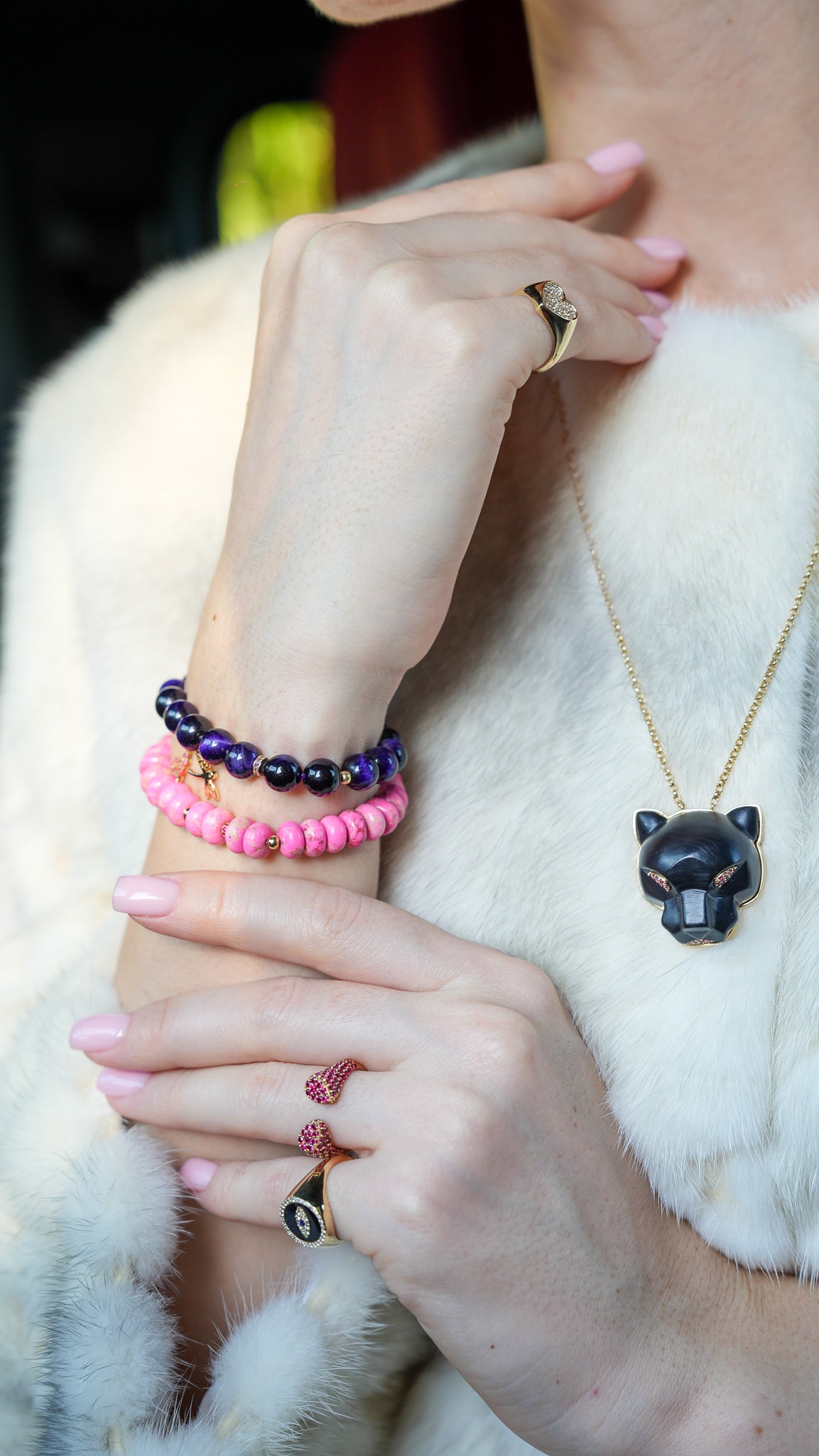 Love Rosée Oval Gold Bracelet