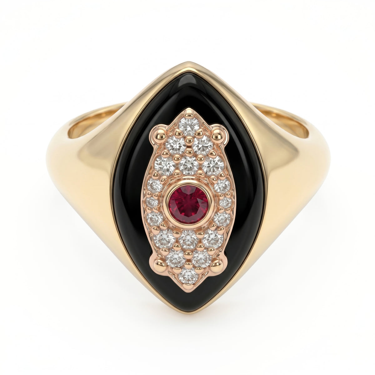 Regard Eye Pinky Ring