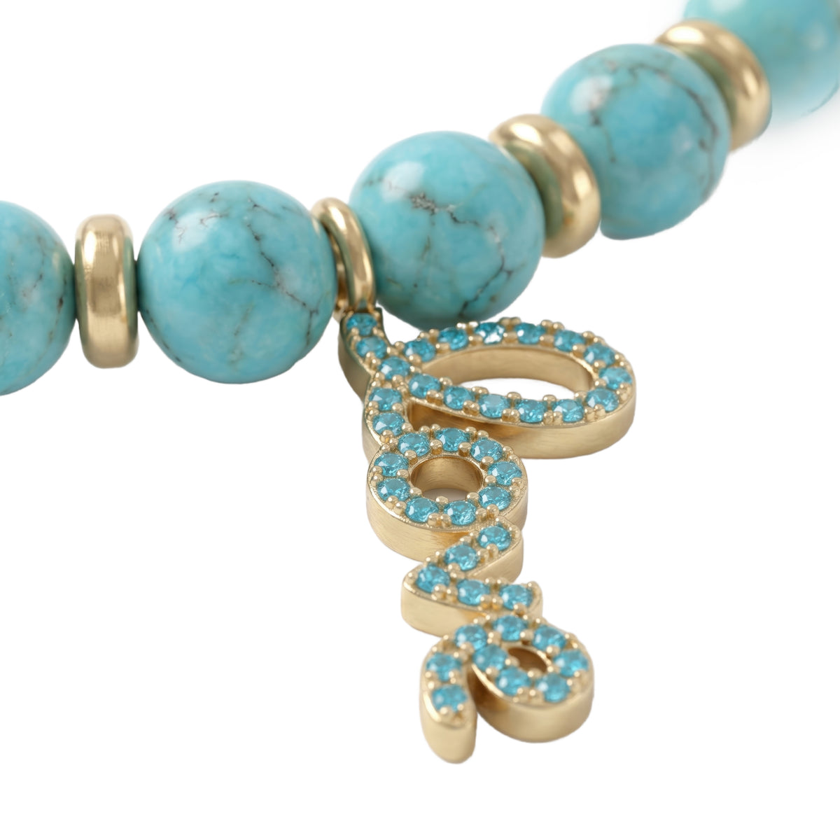Azure Turquoise Bead Bracelet