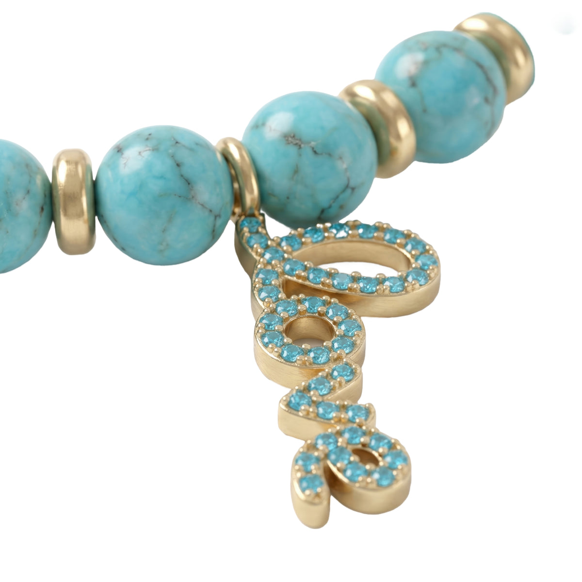 Azure Turquoise Bead Bracelet