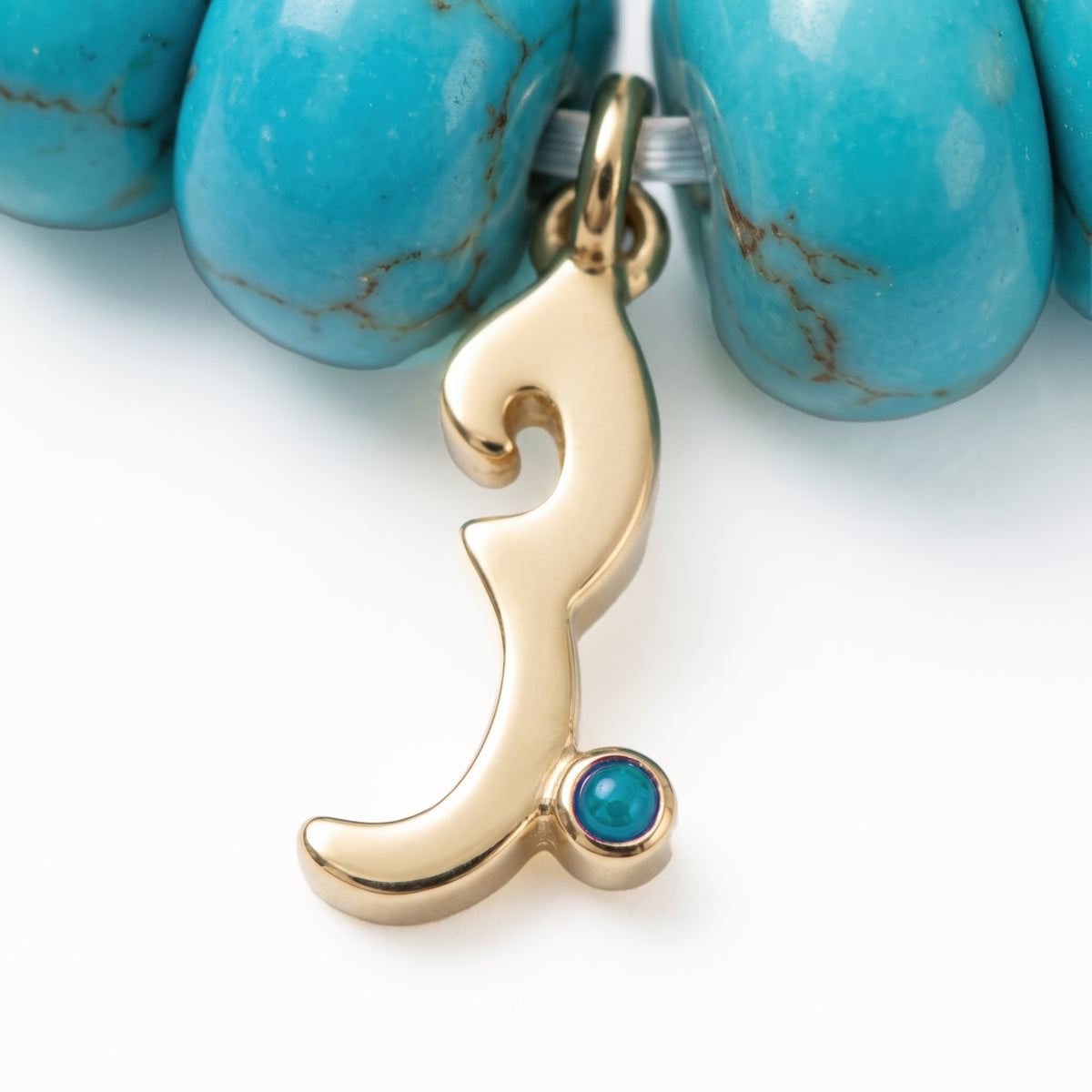 Celeste Blue Bead Bracelet