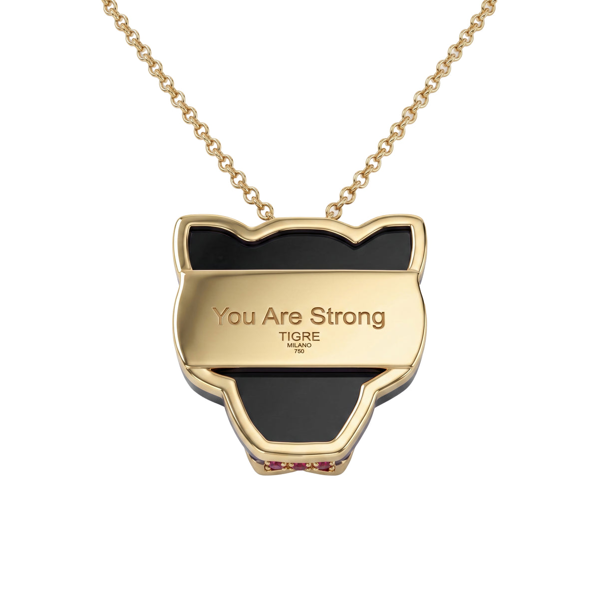 Tigre Signature Head Pendant Necklace