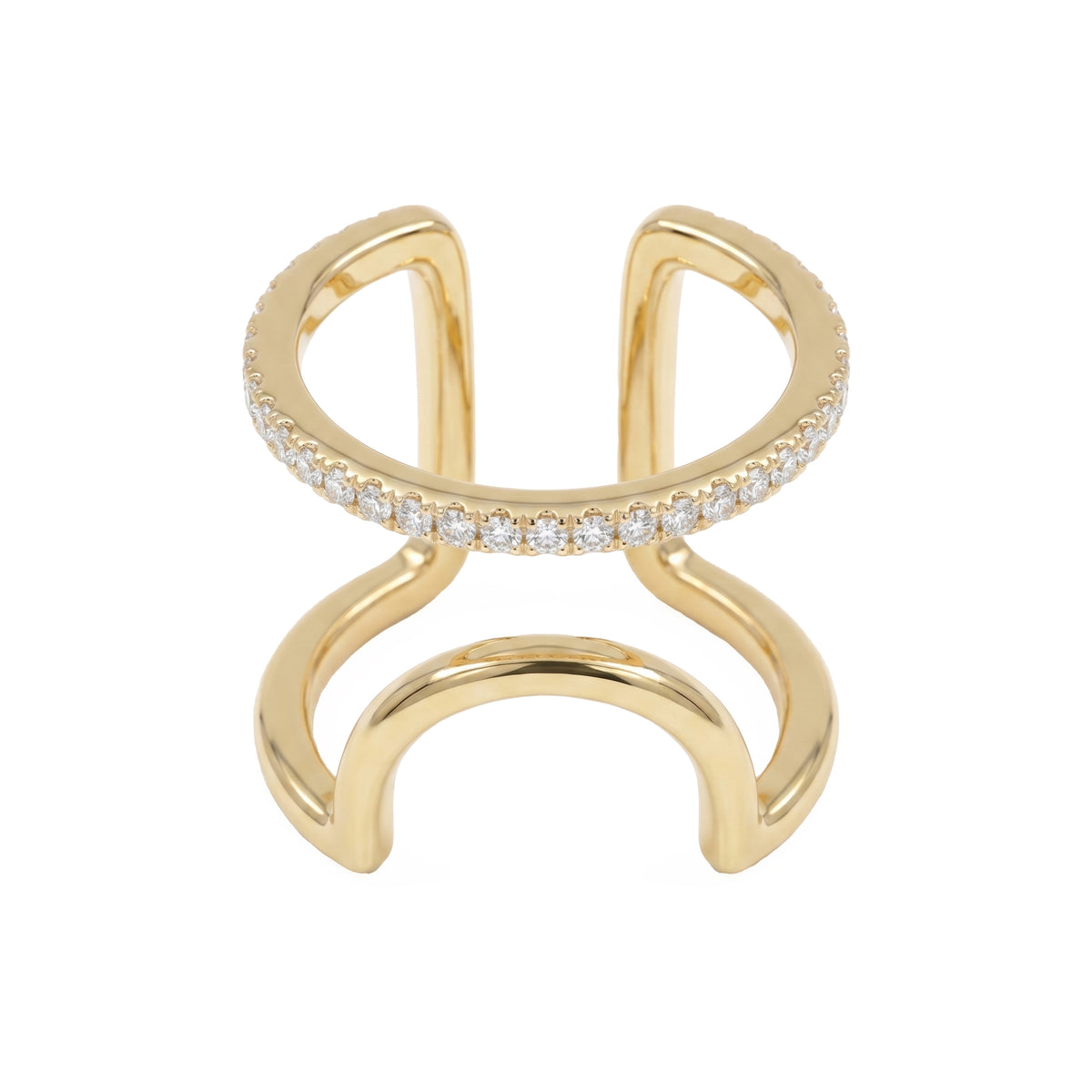 Épure Yellow Gold Nail Ring