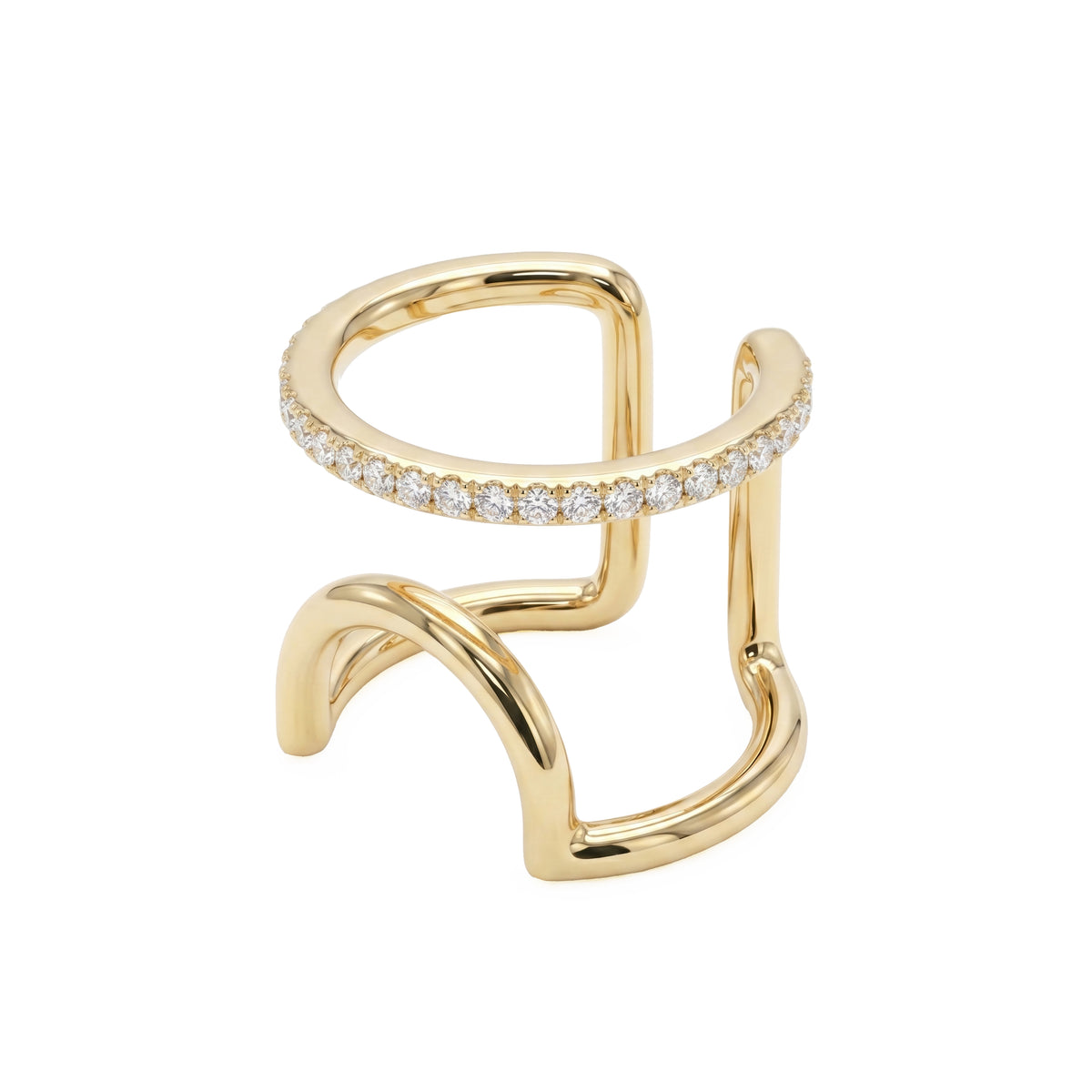 Épure Yellow Gold Nail Ring