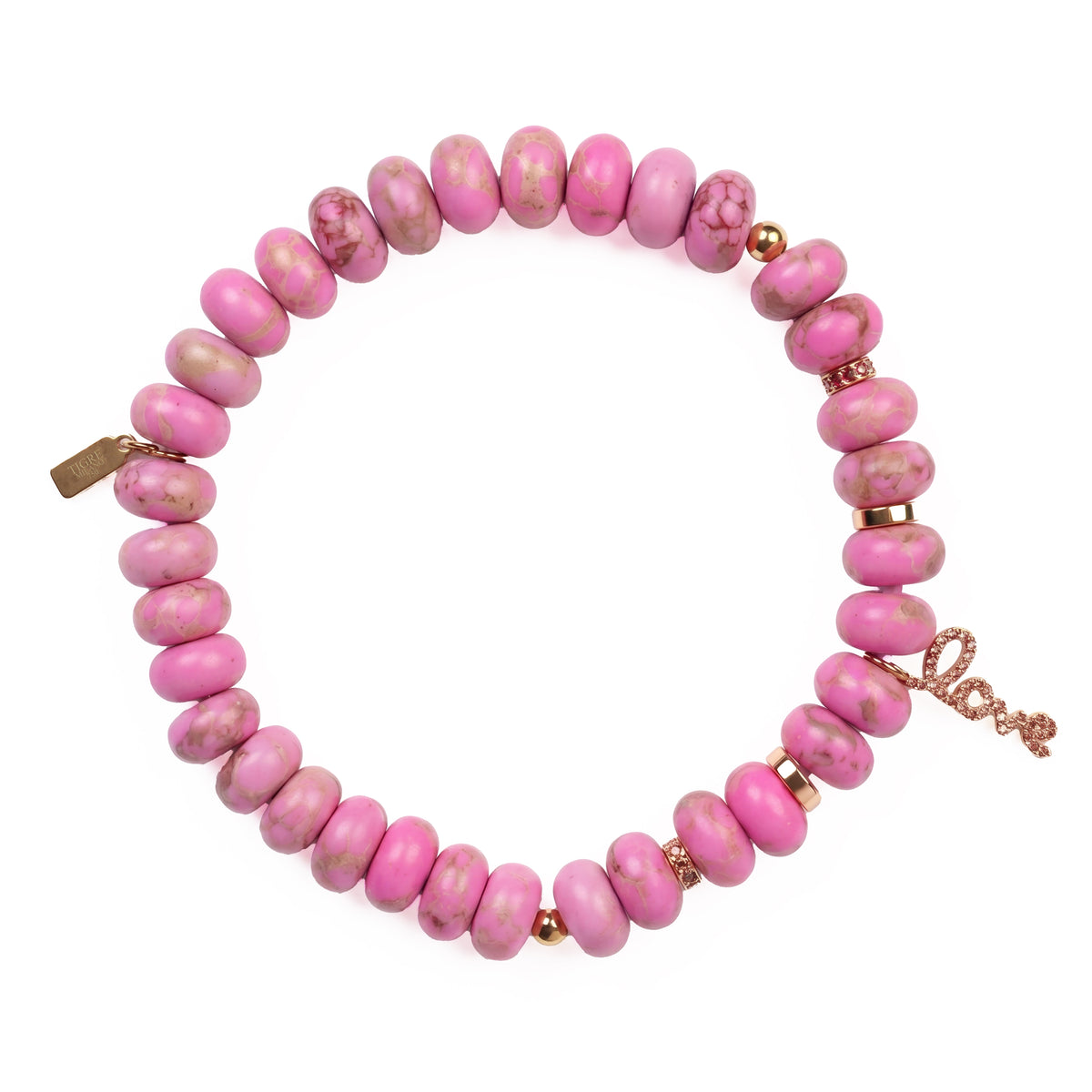 Love Rosée Oval Gold Bracelet