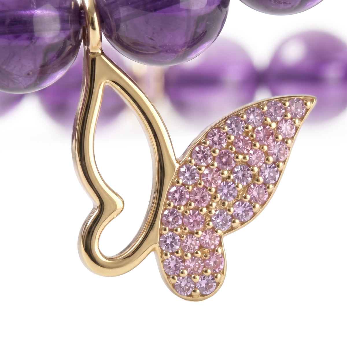 Farfalla Blush Sapphire & Amethyst Bracelet