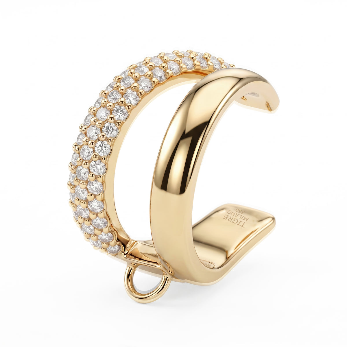 Épure Ear Cuff, 2 Sides, Diamond