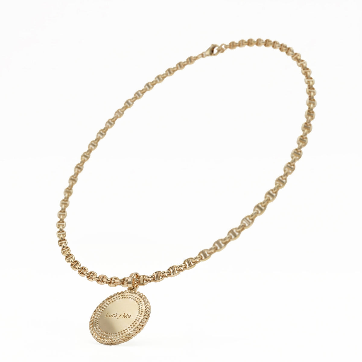Love Arabic Medallion Necklace