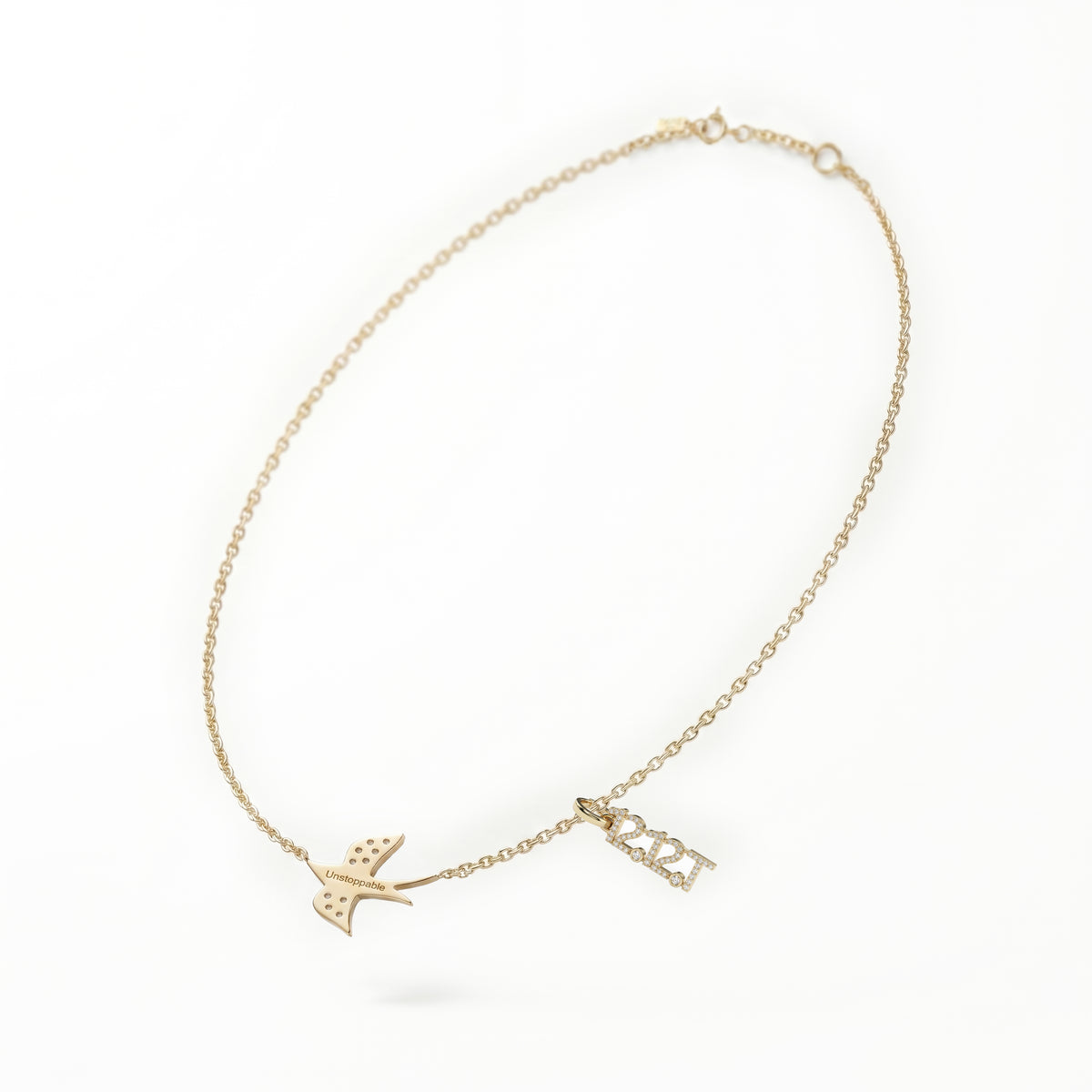 Unstoppable Diamond Bird Necklace