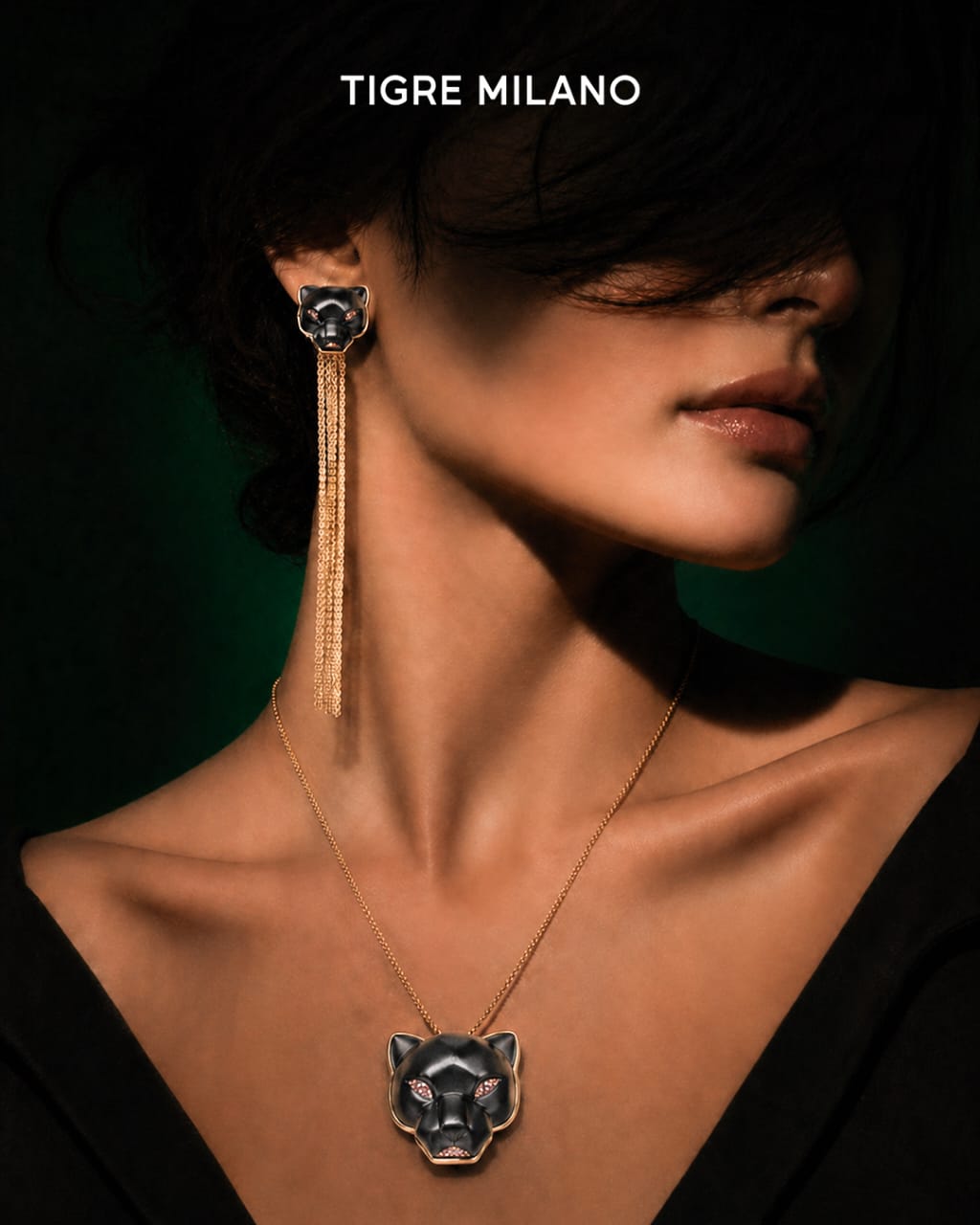 Tigre Signature Head Earrings