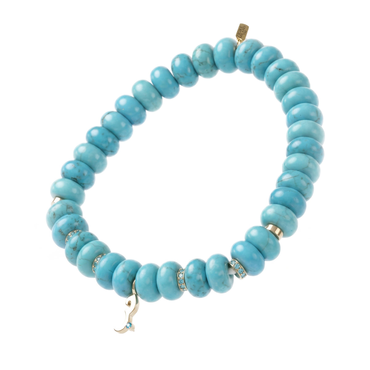 Hob Fairuz Turquoise Oval Bead Bracelet