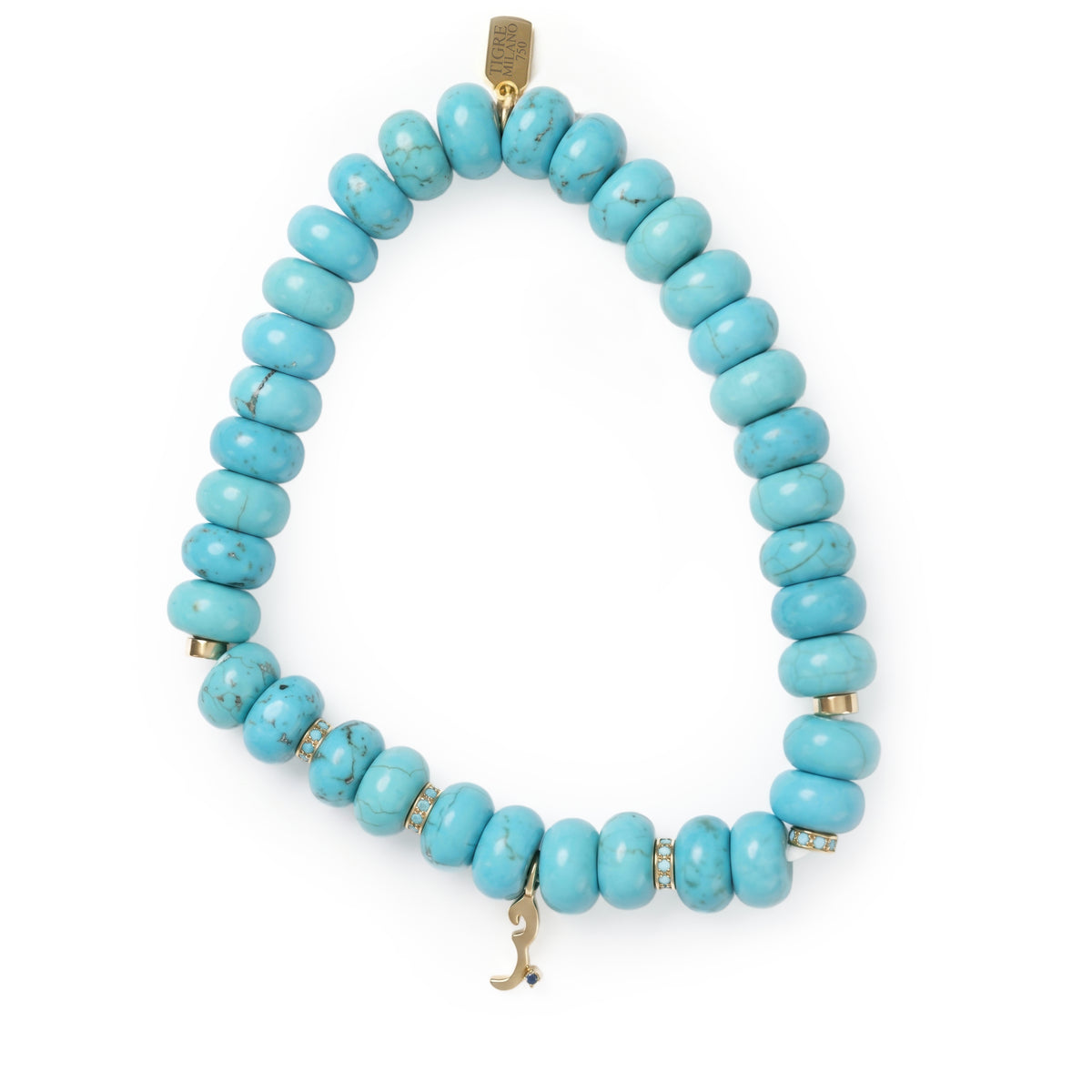 Hob Fairuz Turquoise Oval Bead Bracelet