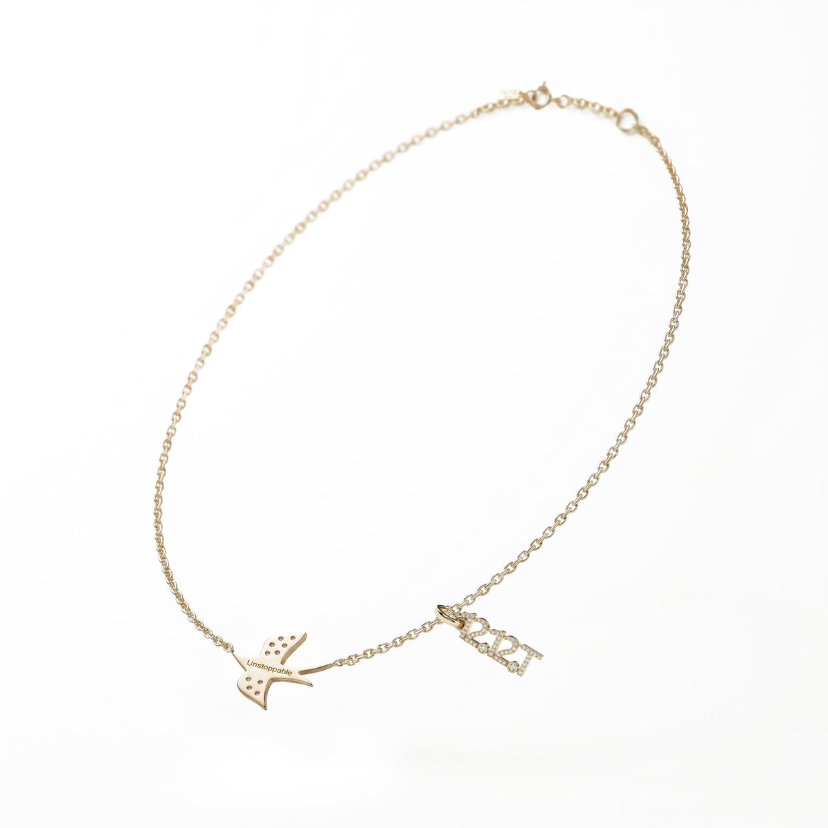 Unstoppable Diamond Bird Necklace