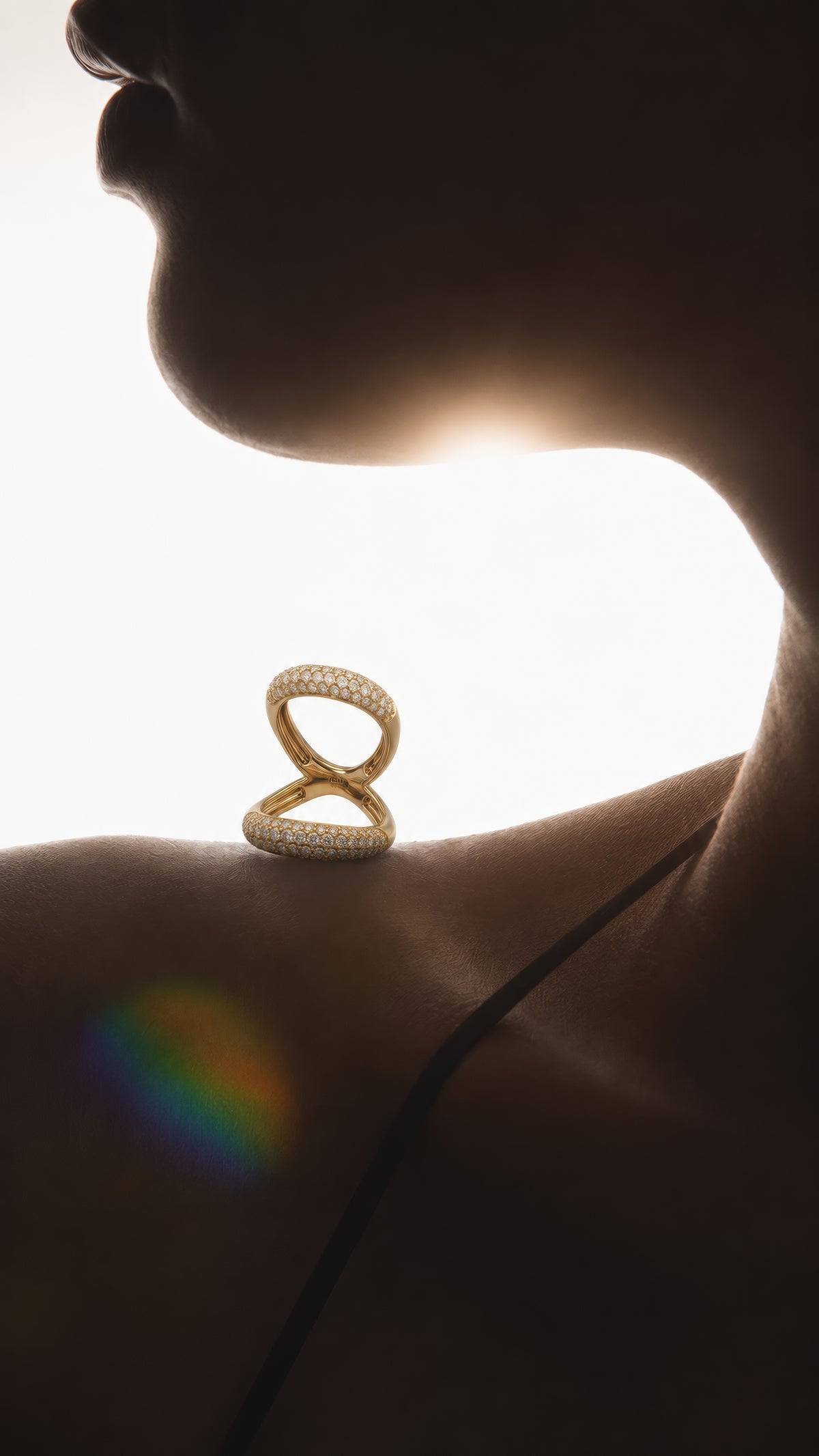 Diamond Ring, 2 Rows