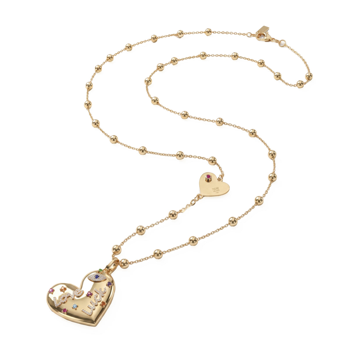 Volumé Heart Pendant Necklace