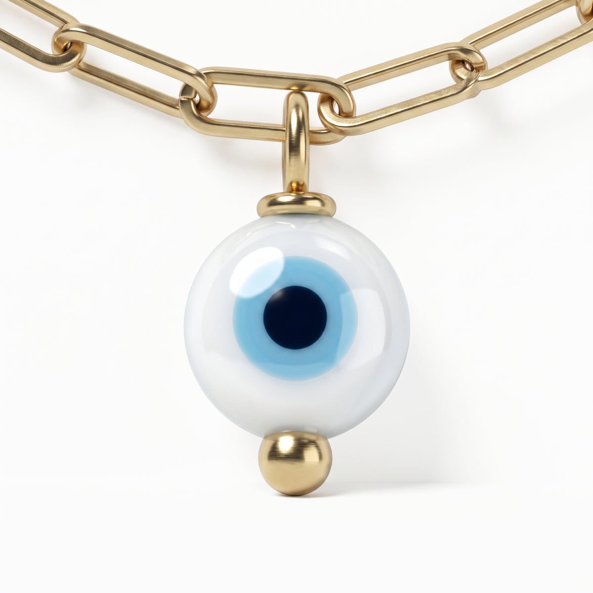 Regard Anklet, 3 Eye Motifs