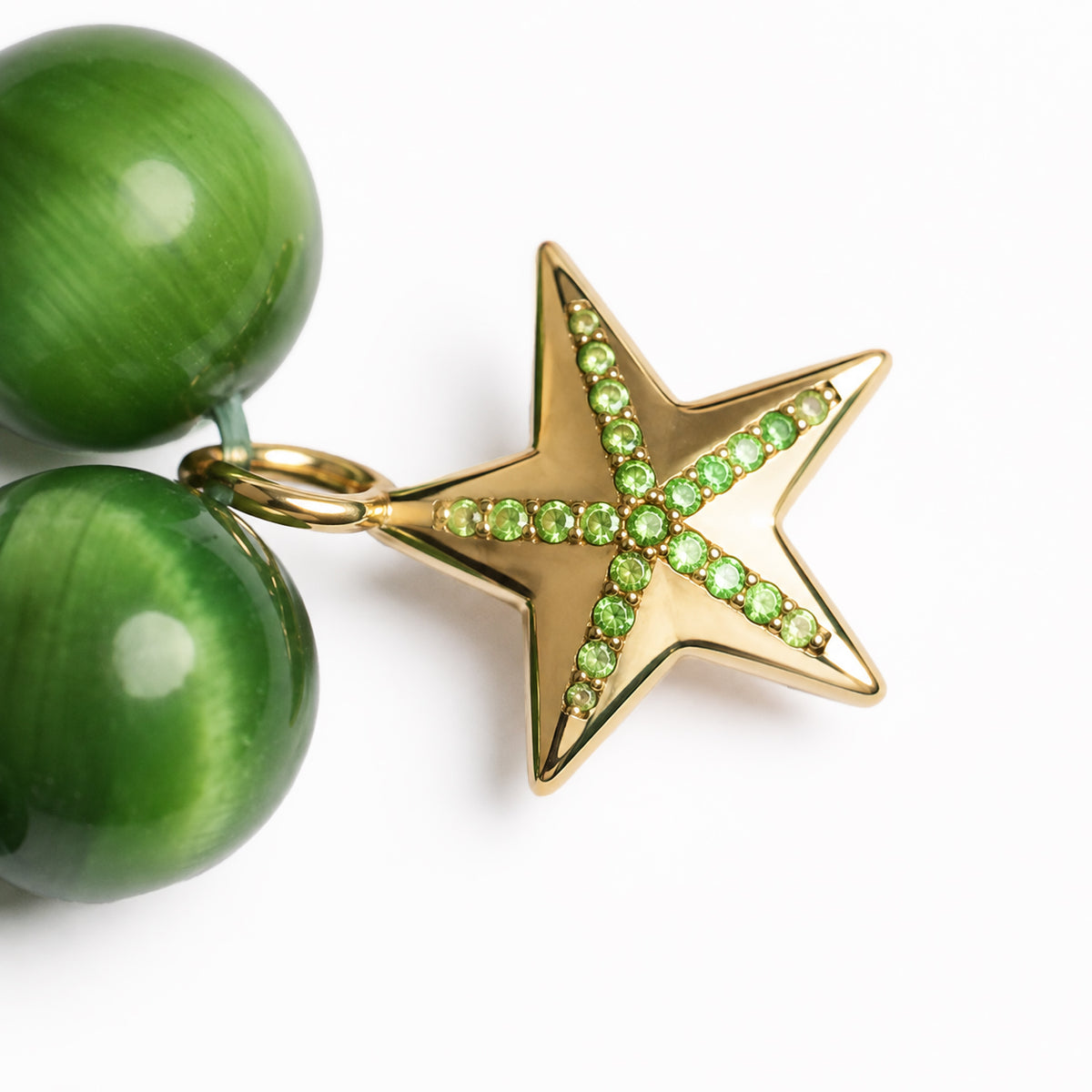 Verdant Tsavorite Charm