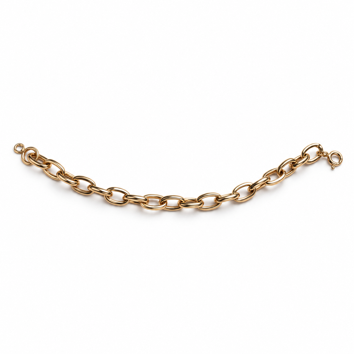 Oval-Link Ear Cuff, 18 Links & Lock