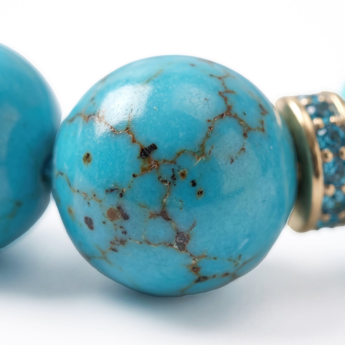Turquoise Bracelet, 5 Stoppers