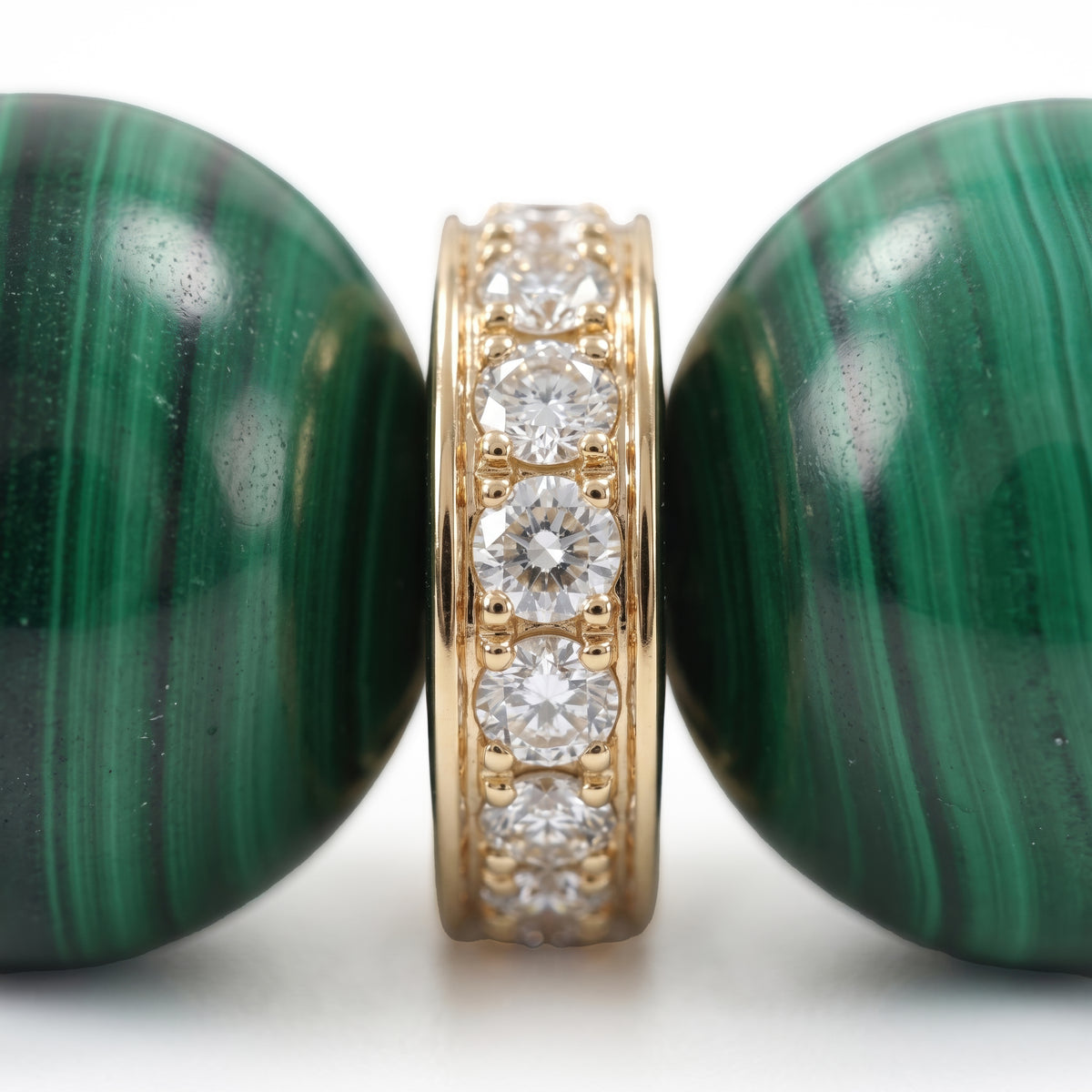 Malachite Bracelet, 3 Stoppers