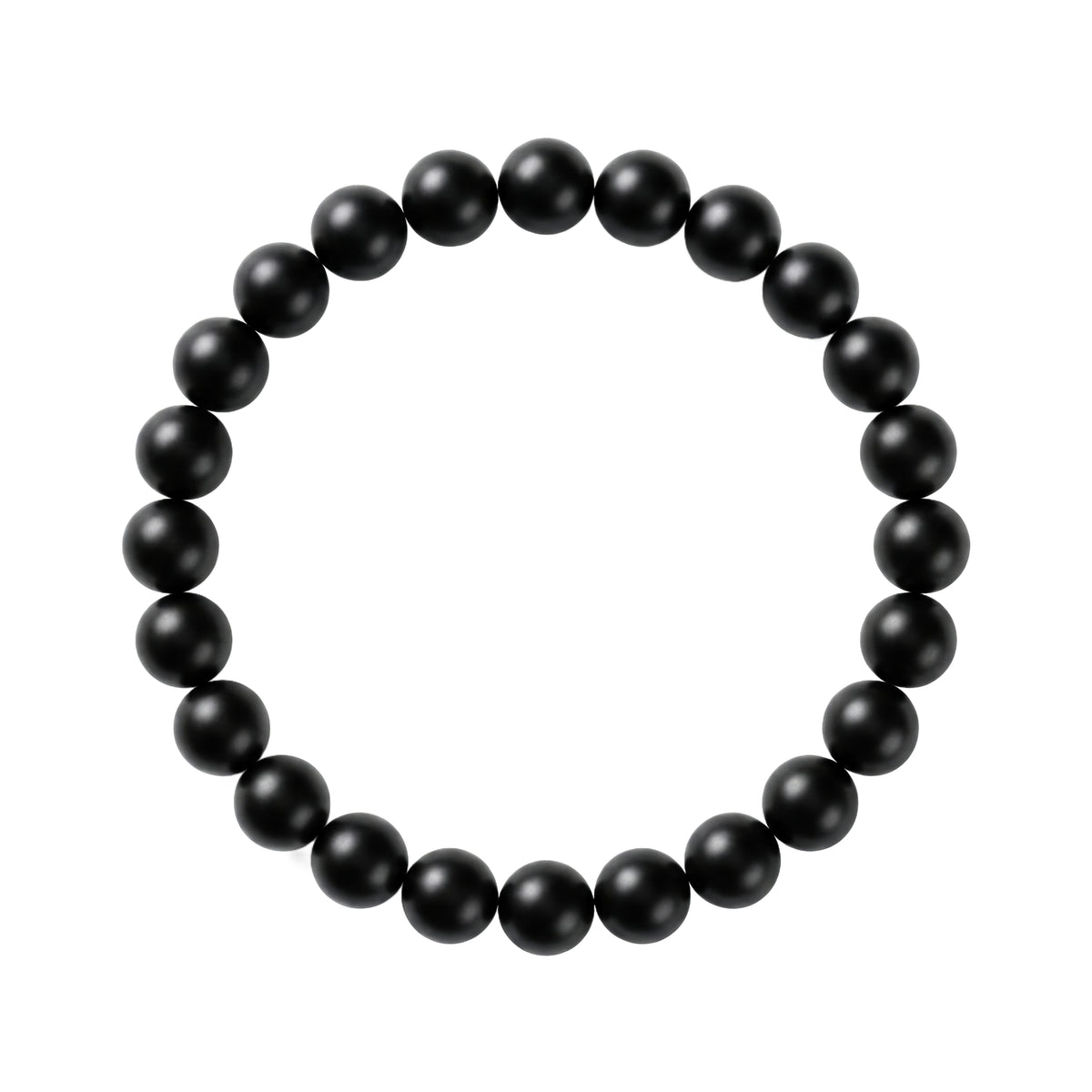 Onyx Velours Matte Bead Bracelet