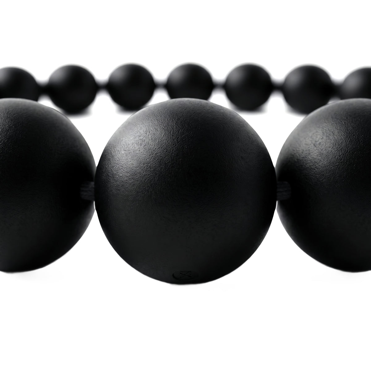 Onyx Velours Matte Bead Bracelet