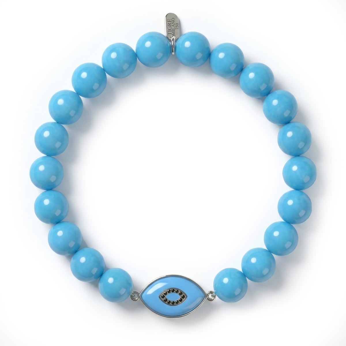 Regard Turquoise Blanc Bracelet