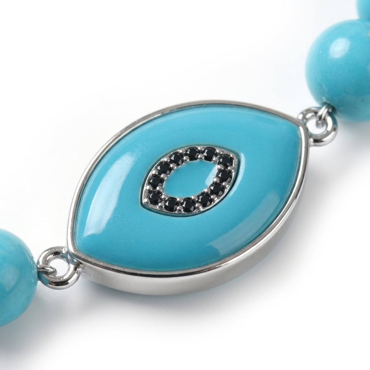 Regard Turquoise Blanc Bracelet