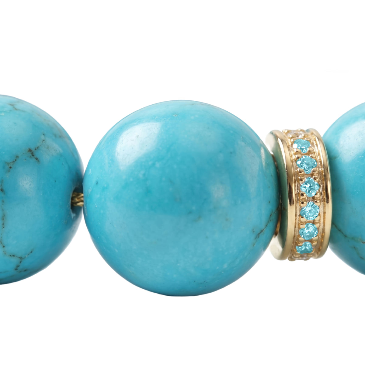Turquoise Bracelet, 3 Stoppers