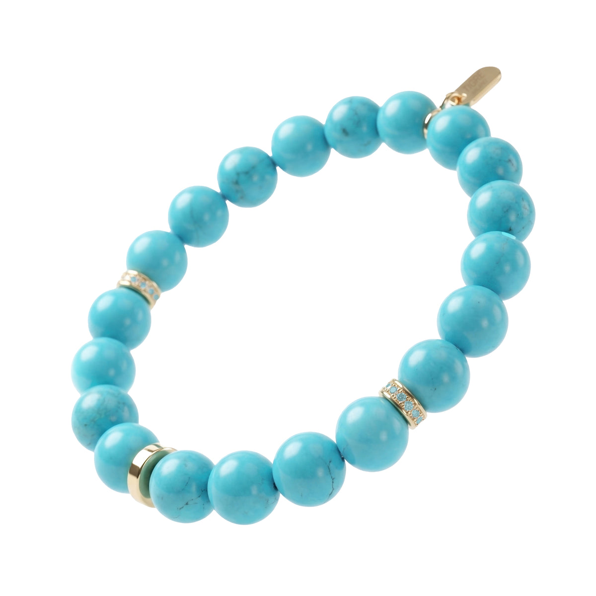 Turquoise Bracelet, 3 Stoppers