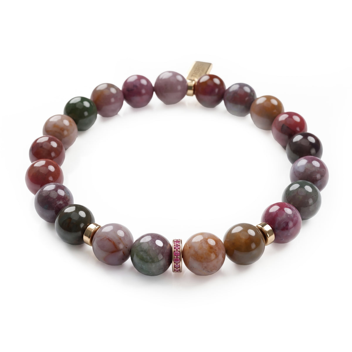 Prisma Bloodstone Stopper Bracelet