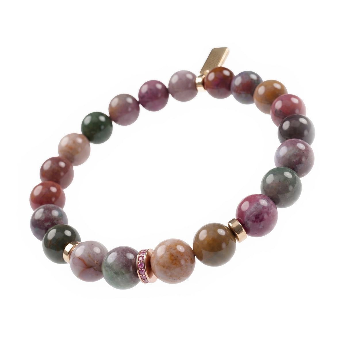 Prisma Bloodstone Stopper Bracelet
