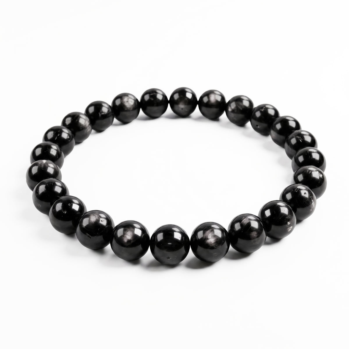 Onyx Lumière Polished Bead Bracelet