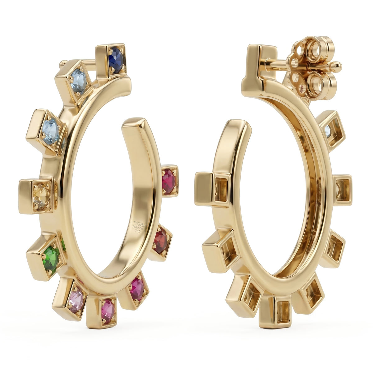 Buzzle Éclat Round Diamond Earrings