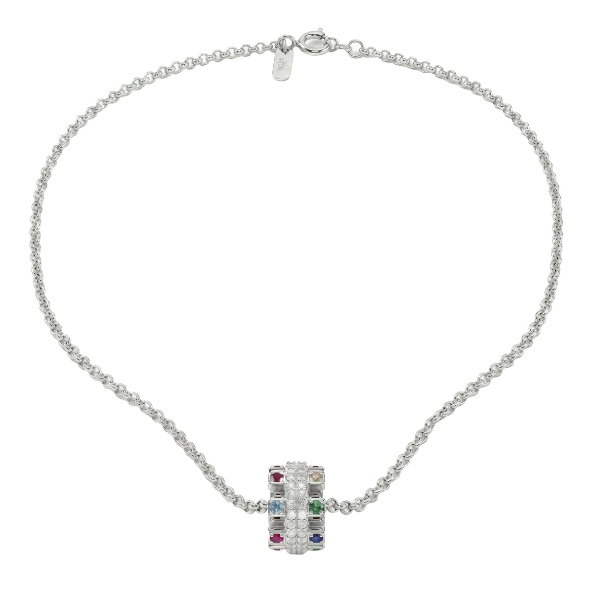 Buzzle Solitaire Diamond Pendant Necklace
