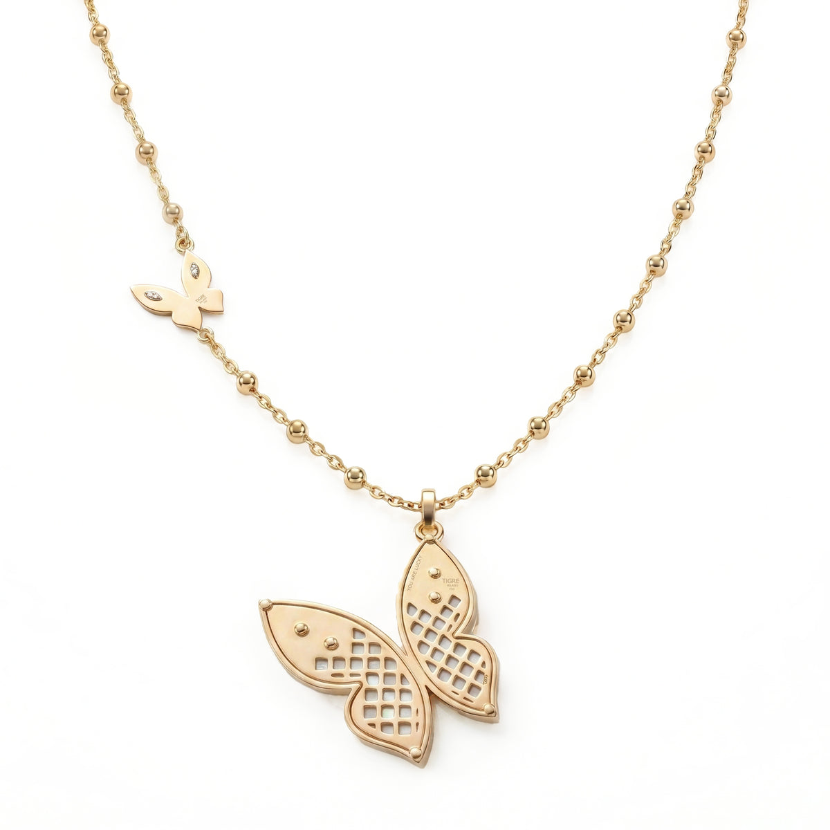 Farfalla Mother of the Pearl Necklace