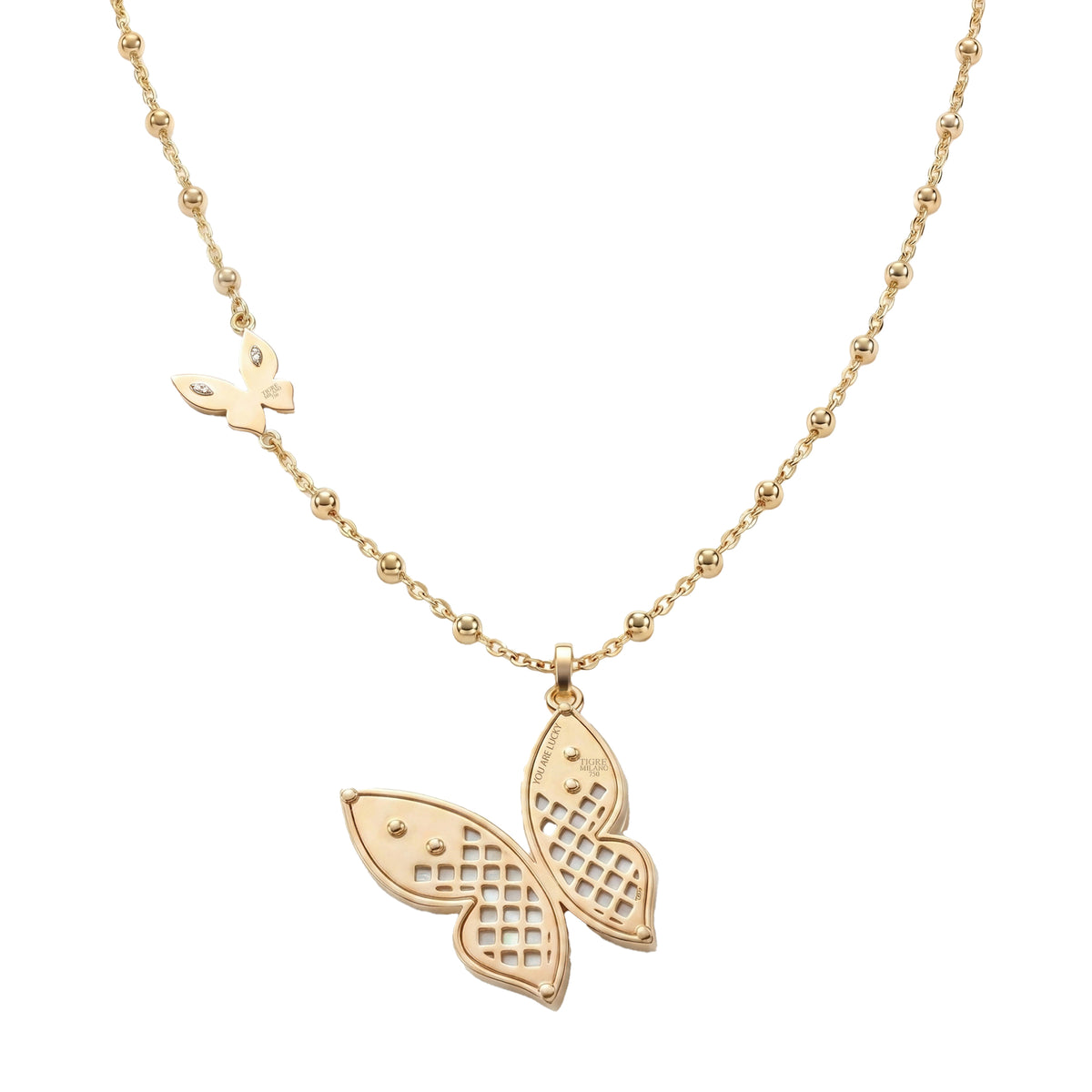 Farfalla Mother of the Pearl Necklace