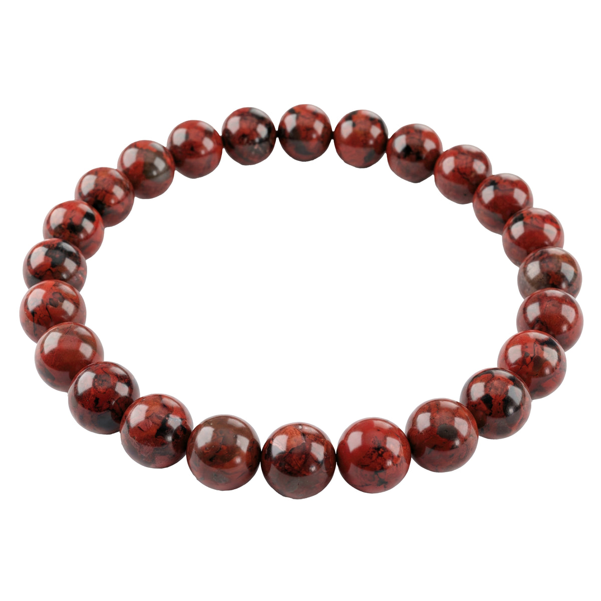 Brique Jasper Bead Bracelet