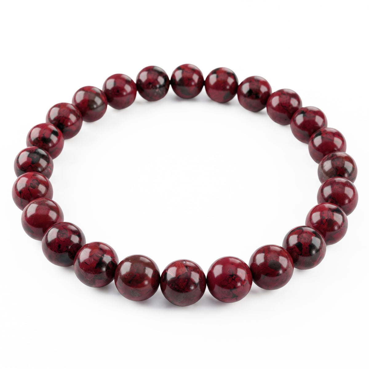 Brique Jasper Bead Bracelet