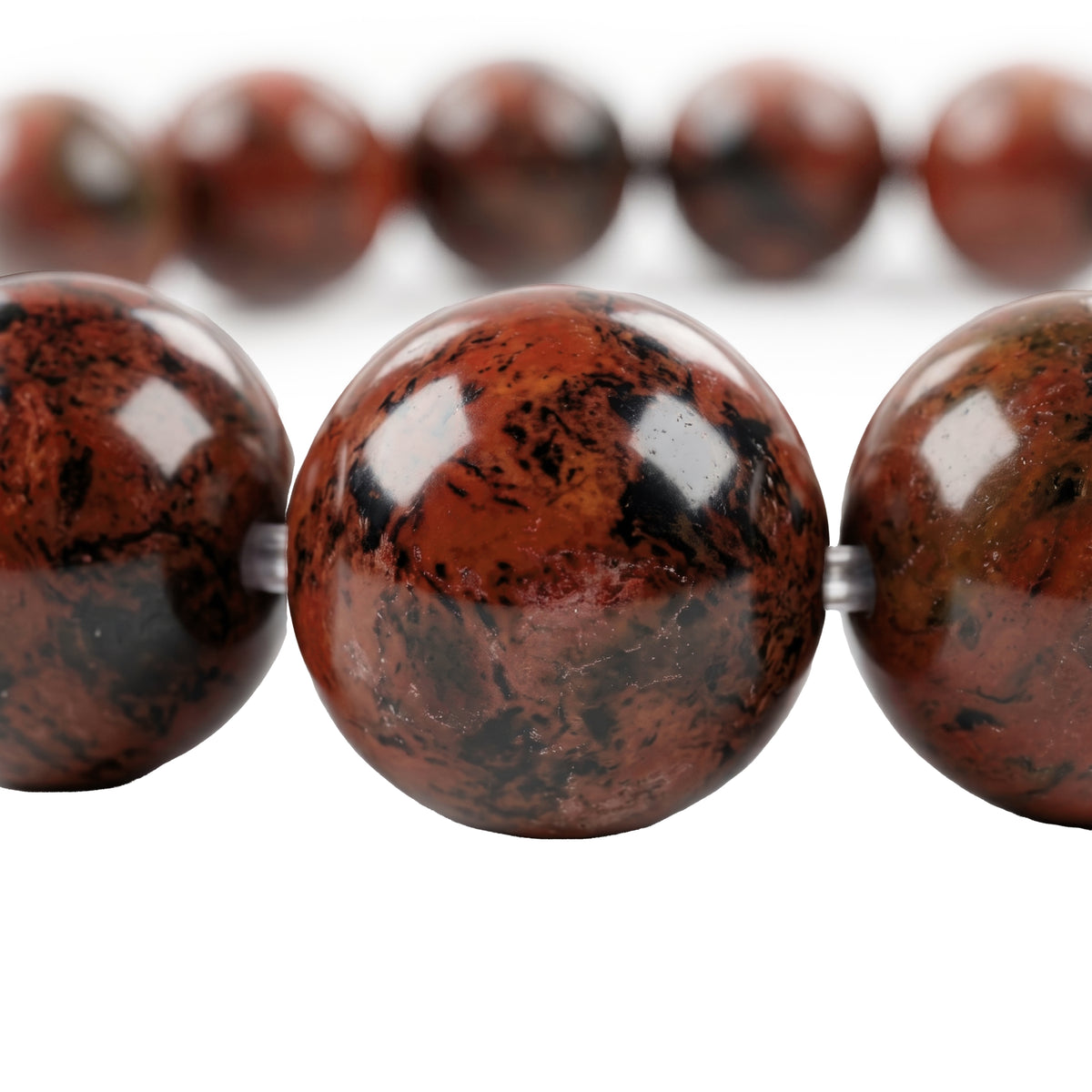 Brique Jasper Bead Bracelet