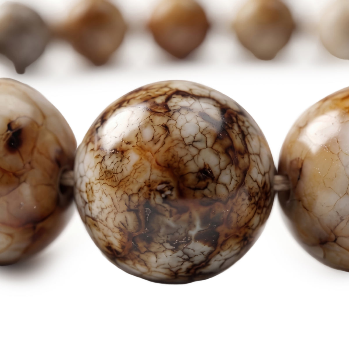 Agate Classique Bead Bracelet