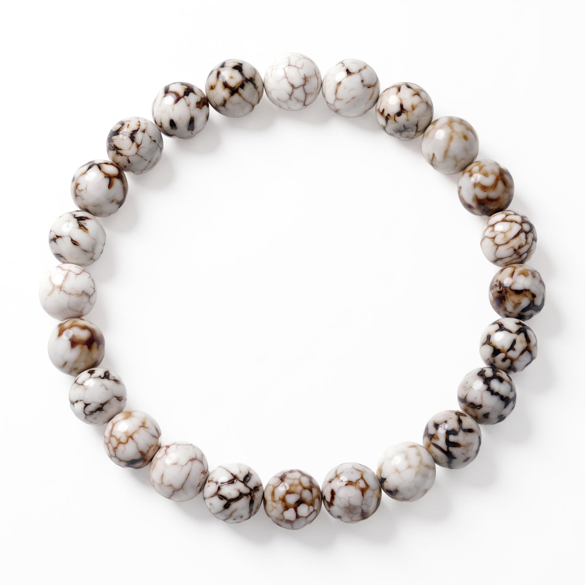 Pure White Howlite Bracelet